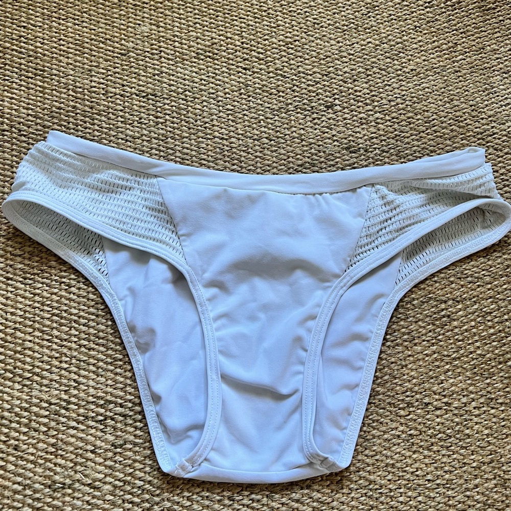 Sauvage california swim bottom white